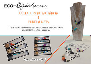 Collares de lactancia y portachupetes