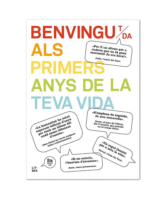 Benvingut/da als primers anys de la teva vida - Litera Editorial