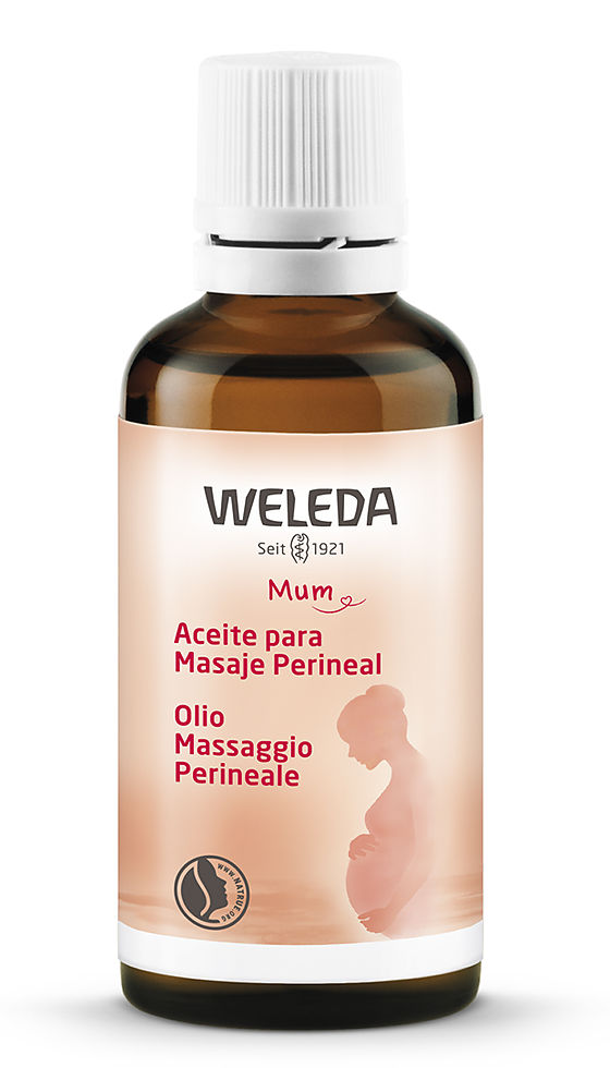 Aceite de masaje perineal